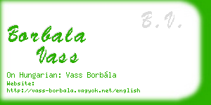 borbala vass business card